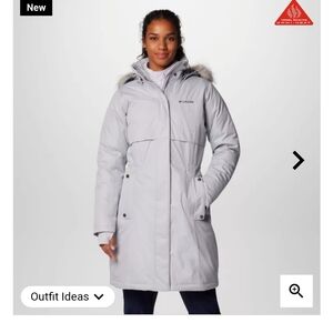 EUC Columbia long  Down jacket